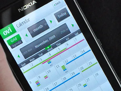 Screenshot of Nokia Ovi Organizer project
