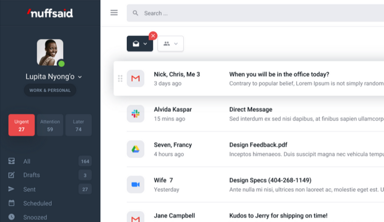 Screenshot of Nuffsaid Workflow Intelligence Platform project